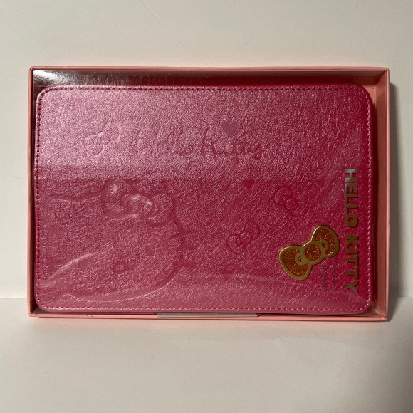 🍀 Hello Kitty Leather Case for iPad Mini - Pink Generation 1/2/3 NEW 🍀 - Picture 1 of 8